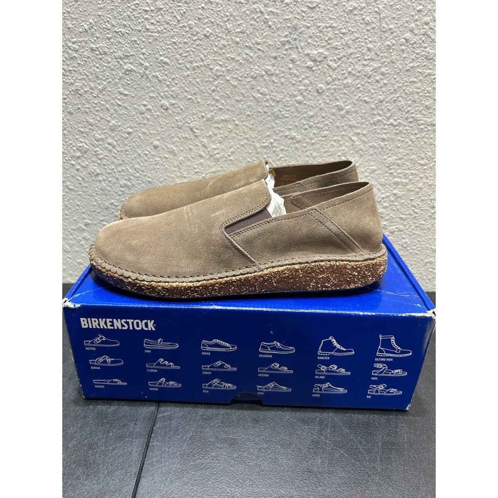 Birkenstock Callan Suede Gray Taupe EU 40 US L9 M7 Womens Mens - Picture 2 of 12